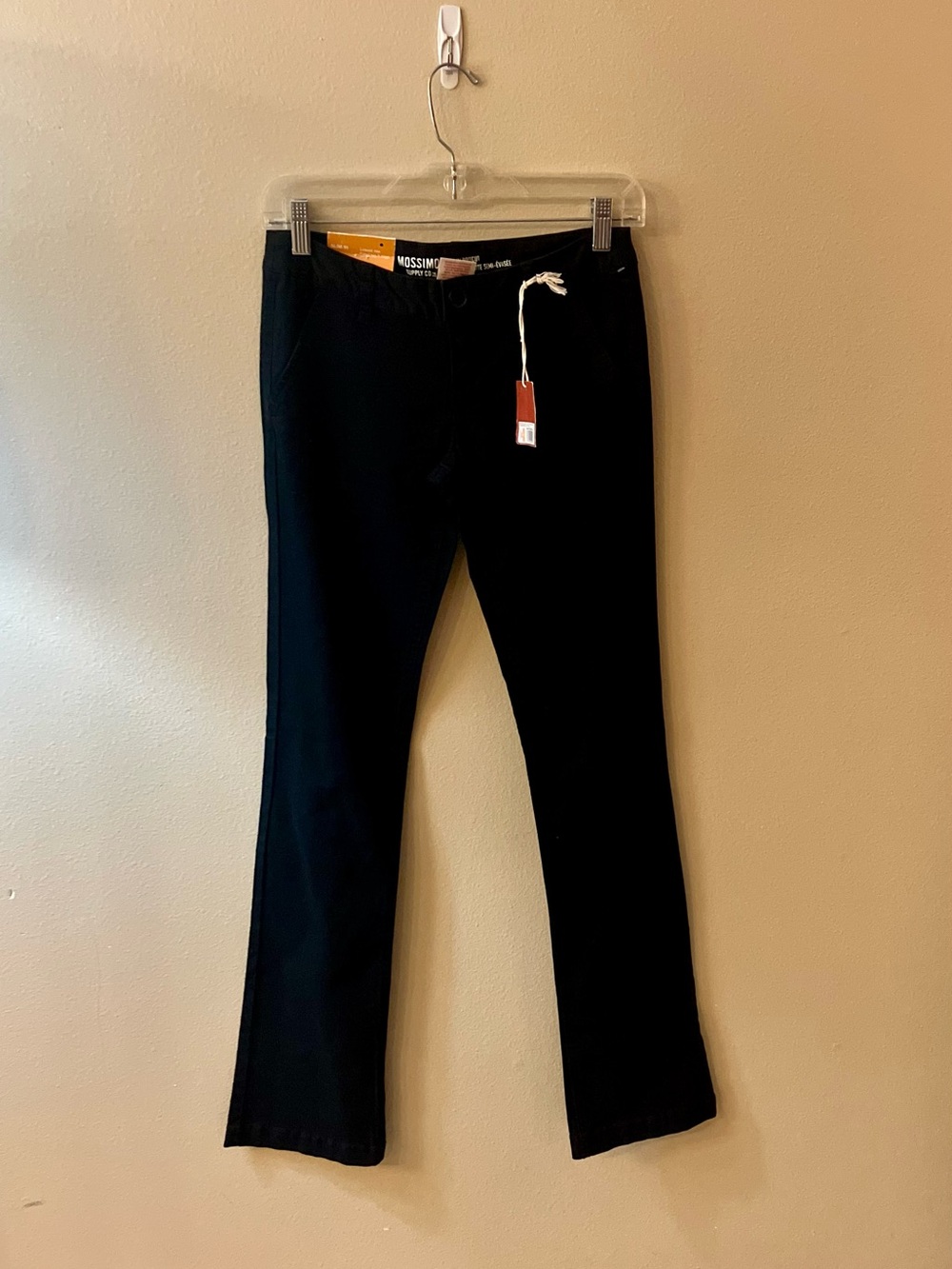 Mossimo Slim Fit, Bootcut, Lowest Rise Dress Pants in Black - Sz 1 (NEW w/Tags)